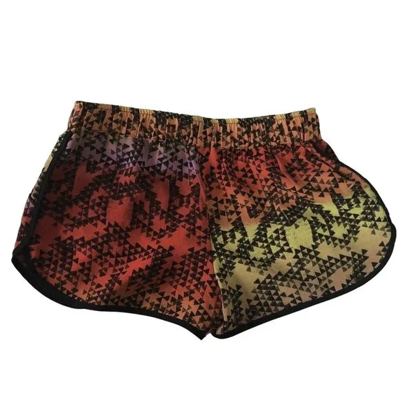 Silence + Noise Womens Shorts Size Small Colorful Geometric Athletic Gym Running - Picture 7 of 11